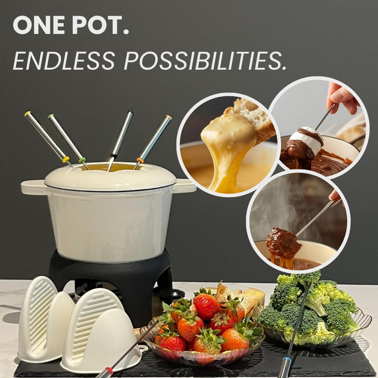 Cast Iron Fondue Set 15