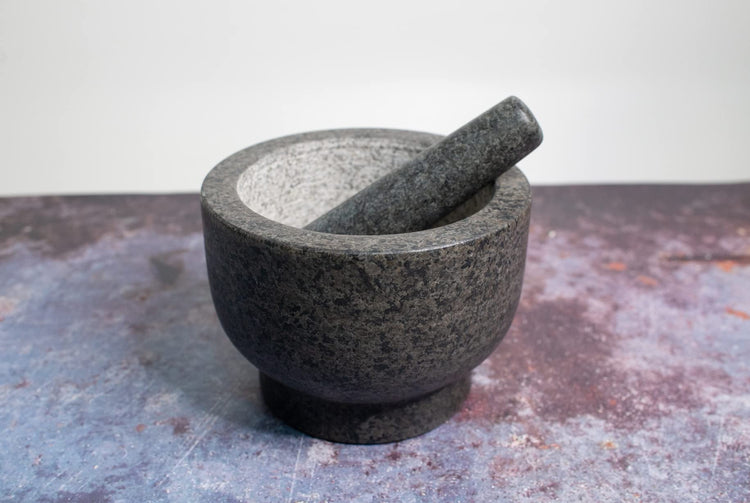 by Frieling Goliath Natural Granite Mortar and Pestle Set