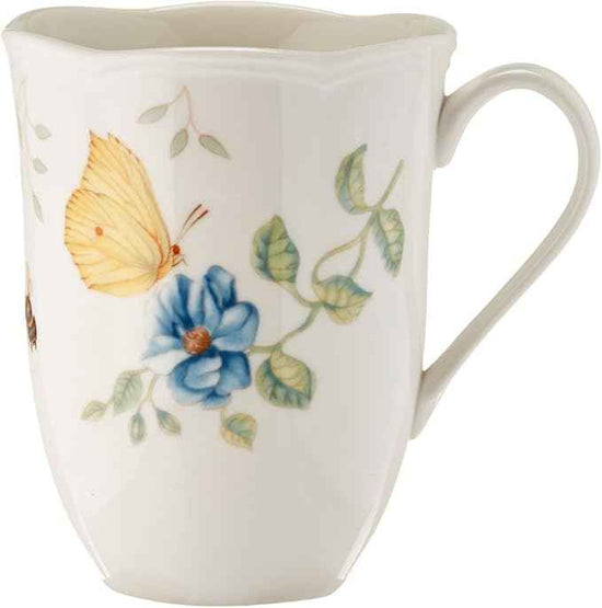 Lenox Dinnerware Set, Butterfly Meadow 18-Piece Set, Service For 6, White Porcelain, Butterfly And Flower Designs, Plates And Bowls Sets, Dishwasher Safe, Home & Kitchen (18 Pieces, Assorted)