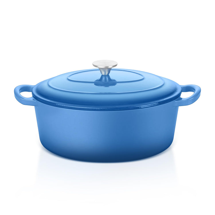5QT Oval Dutch Oven Pot with Lid