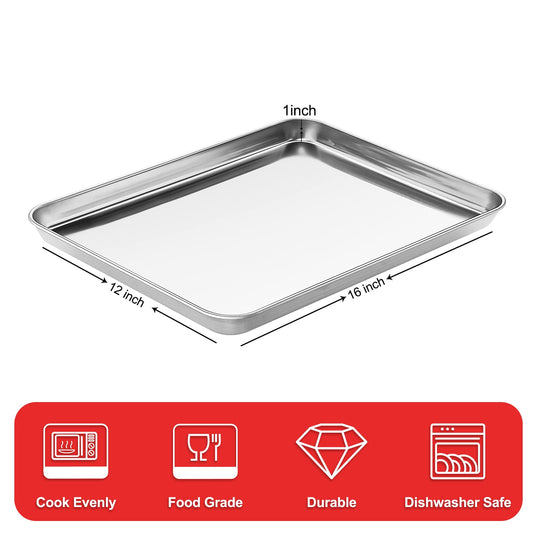 Stainless Steel Baking Sheet Cookie Tray
