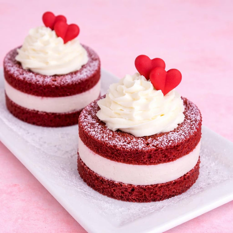 Red Icing Hearts (72 Count)