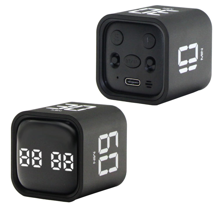 Productivity Timer Flip Gravity Sensor Cube Timer Countdown & Countup (2 Count)