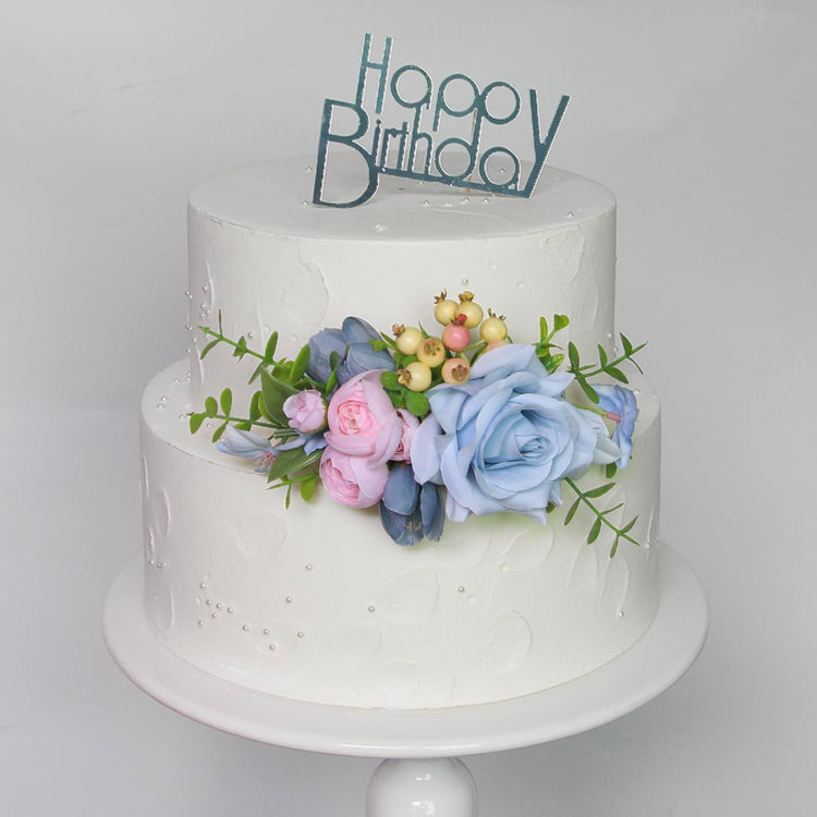 3Pcs Premade Cake Flowers (3 Count)