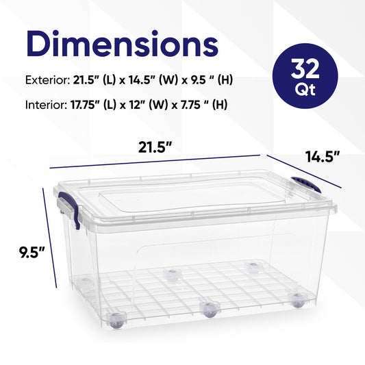 Storage Bins with Lids