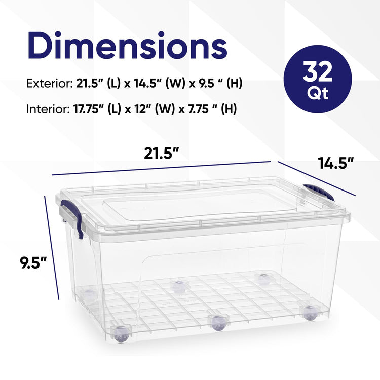 Storage Bins with Lids