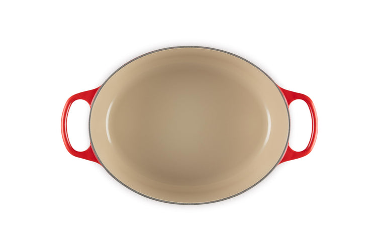 Enameled Cast Iron Oval Dutch Oven