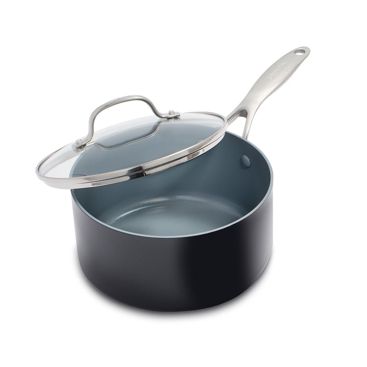 Valencia Pro 2QT Ceramic Nonstick Sauce Pan with Lid
