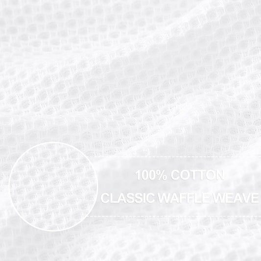100% Cotton Waffle Weave Kitchen Dish Towels 8 (8 Count)