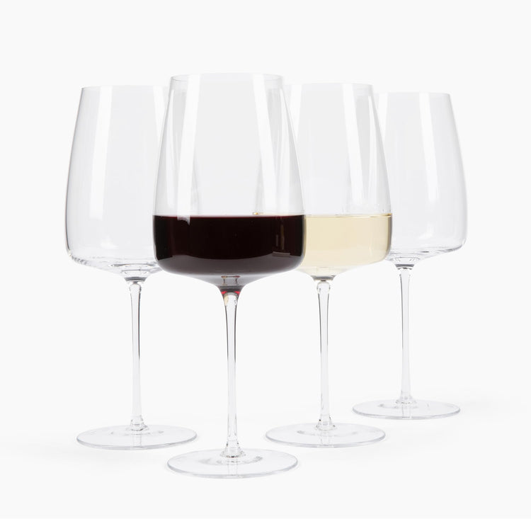 Tall Pour Wine Glasses by Larder & Vine (4 Count)