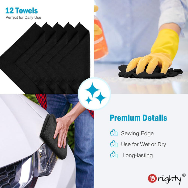 Microfiber Cleaning Cloth (12 Count)