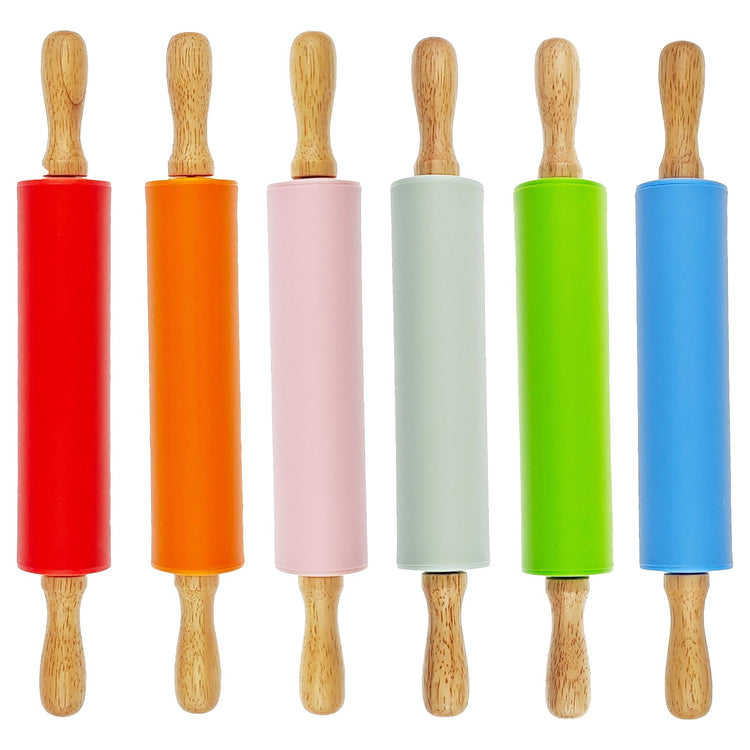 6 Pack Small Rolling Pin for Kids