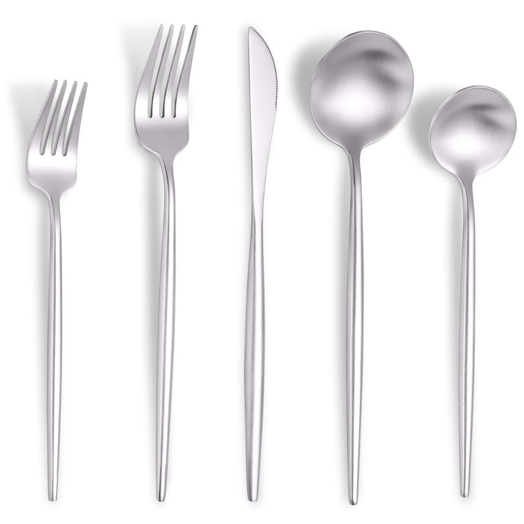 Matte Silverware Set for 4 (4 Count)