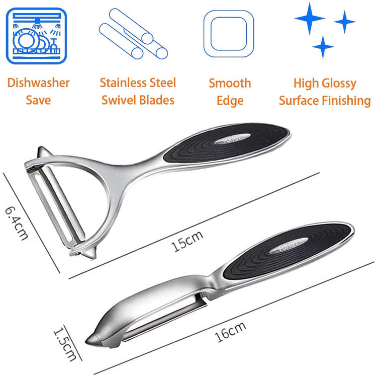 Vegetable Apple Peelers for kitchen (2 Count)