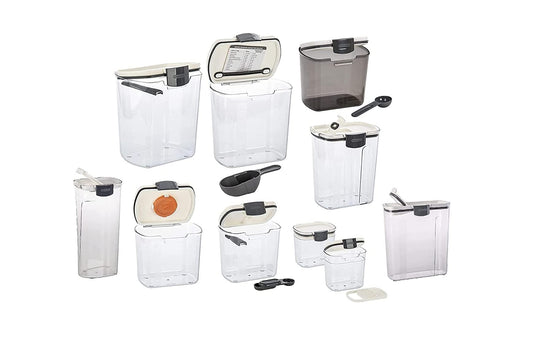 ProKeeper Baker's Airtight Kitchen Storage Canister Container Set for Flour