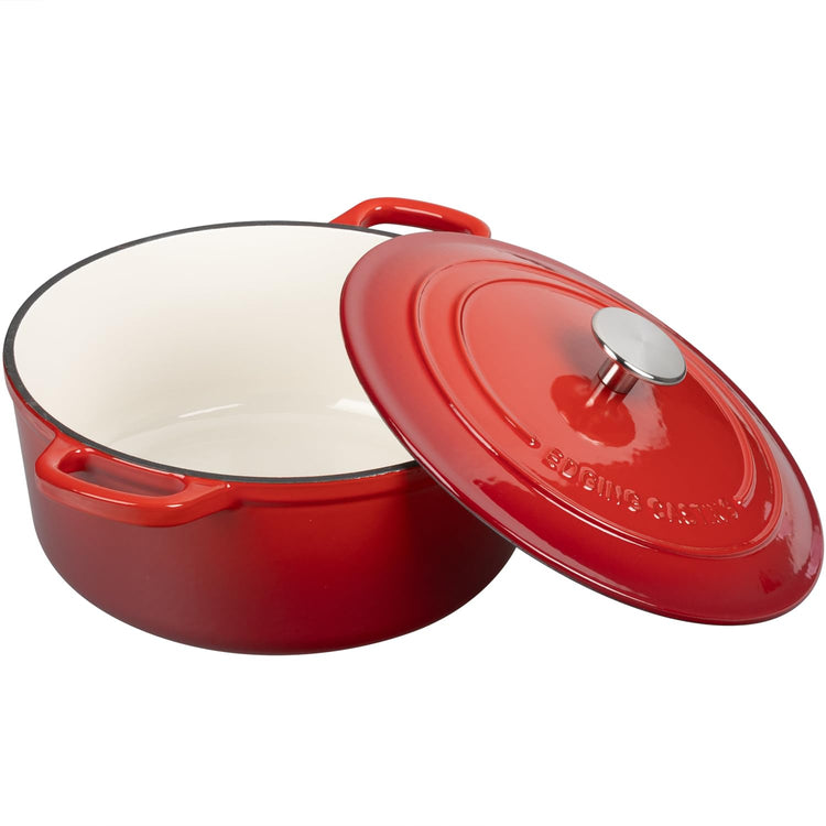 Enameled Cast Iron Dutch Oven Pot with Lid