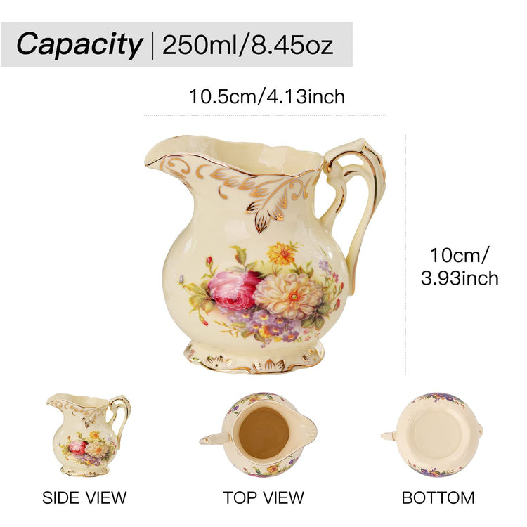 Ceramic Sugar and Creamer Set