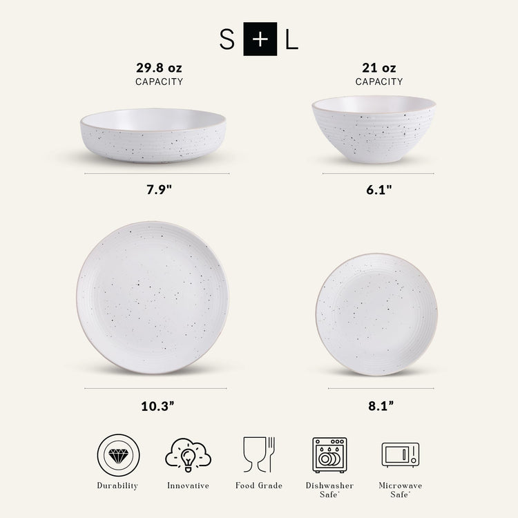 Lauren Stoneware (16 Count)