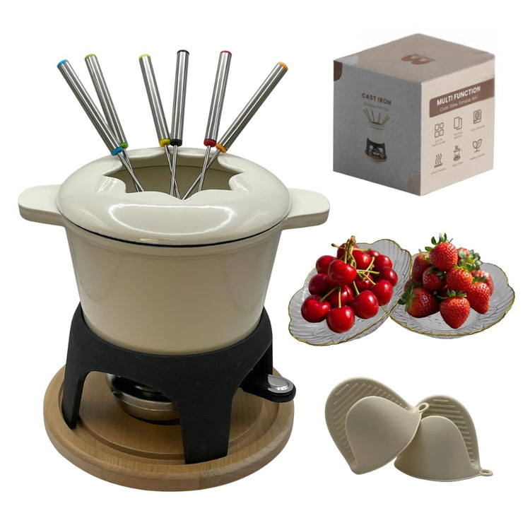 Cast Iron Fondue Set 15