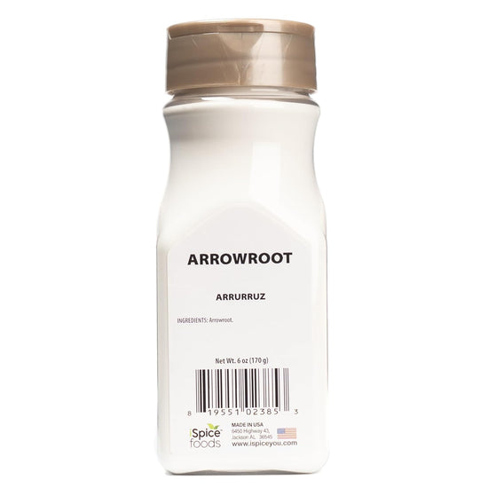 iSpice Premium Arrowroot Powder |Natural Thickener Arrowroot Flour |Gluten-Free Arrowroot Starch| Non -GMO Arrow Powder | 6oz (170g) - Nestoria