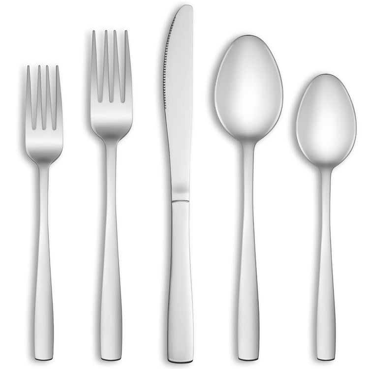60 Piece Silverware Set Service for 12 (60 Count)