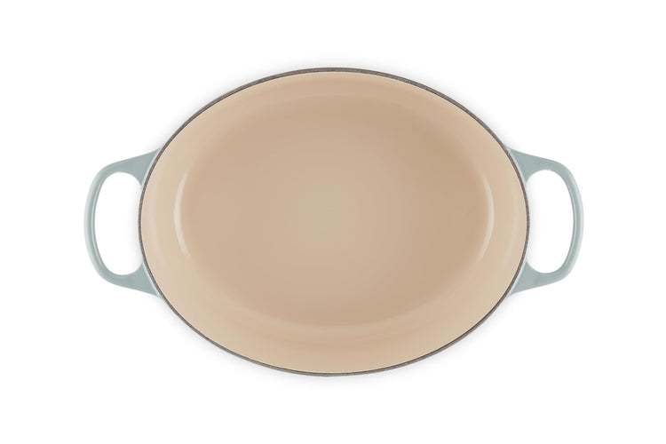 Enameled Cast Iron Oval Dutch Oven
