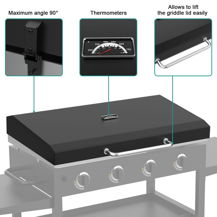 Upgraded Hinged Lid for Blackstone 36" Griddle