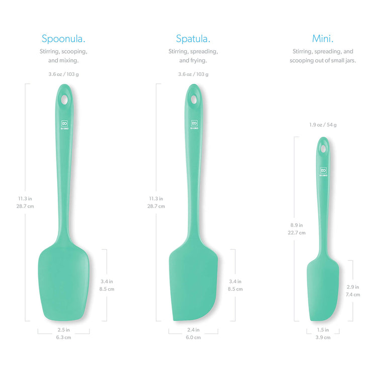 DI ORO Silicone Spatula Set (3 Count)