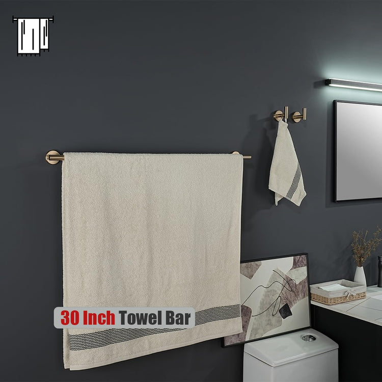 Champagne Bronze Bath Towel Bar