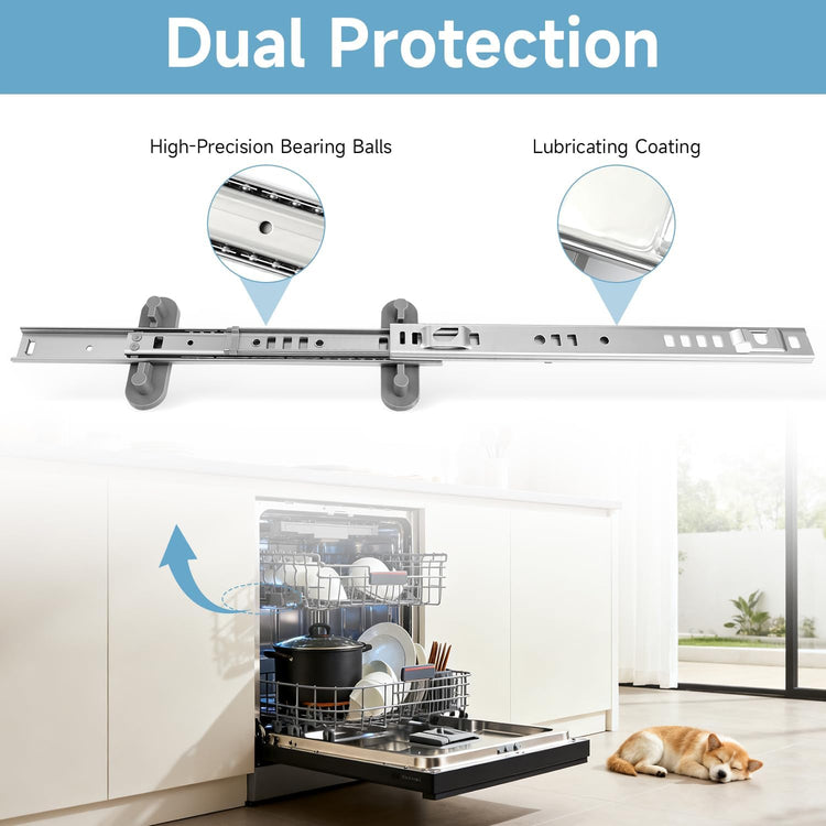 Dishwasher Upper Dishrack Slide Track