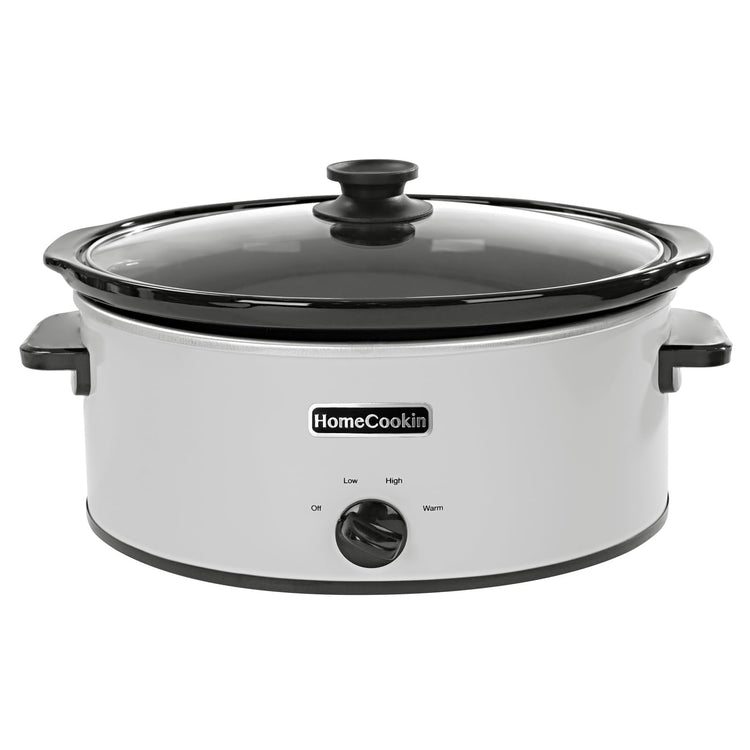 8 Quart Slow Cooker Oval Manual Pot Food Warmer with 3 Cooking Settings