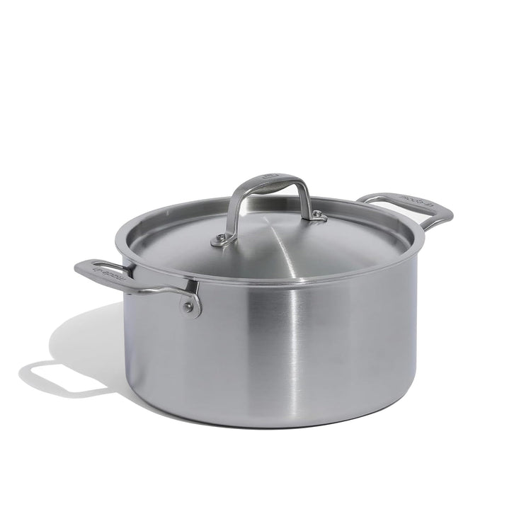 Cookware 6 Quart Stainless Steel Stock Pot With Lid