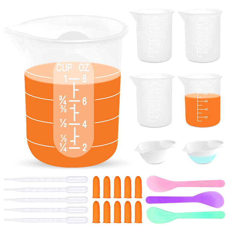 Silicone Resin Measuring Cups