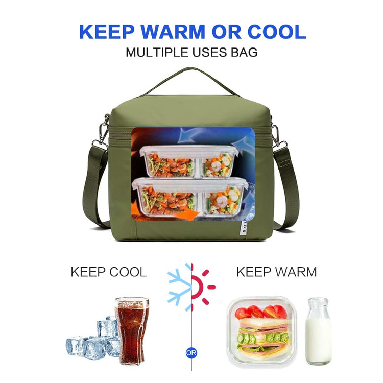 NOL 8L Insulated Lunch Bag for Women