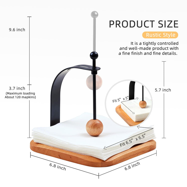 North American Beech Napkin Holder for Table