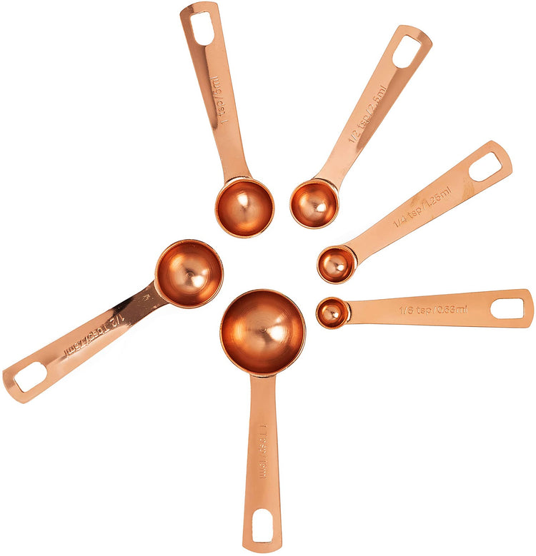 Rose Gold Measuring Cups & Measuring Spoons 10