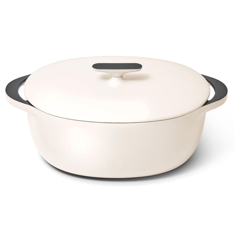 Enameled Cast Iron Oval Dutch Oven