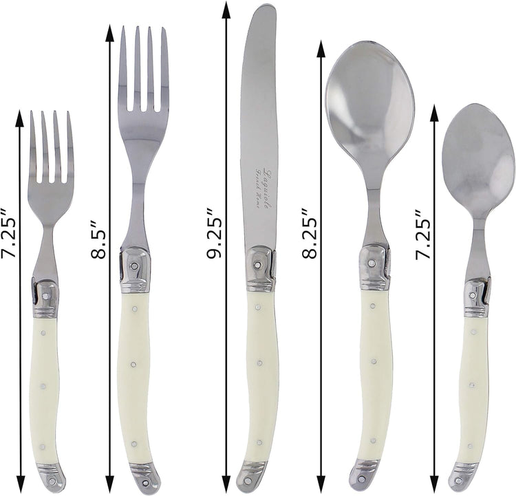 Laguiole 20 Piece Stainless Steel Flatware Set