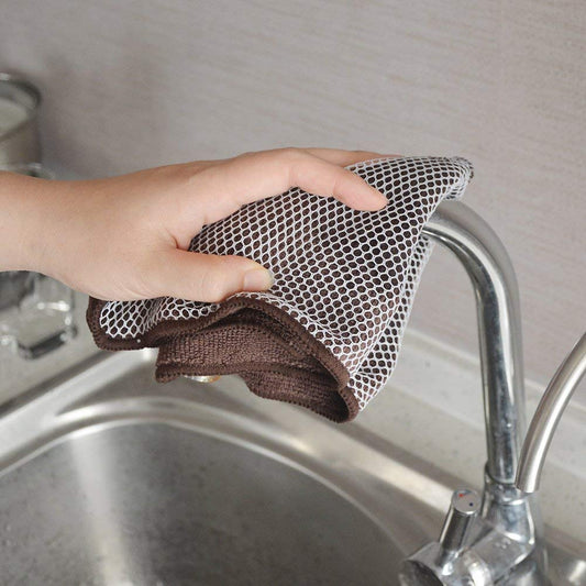 Dish Cloths for Washing Dishes with Scrub Side (9 Count)