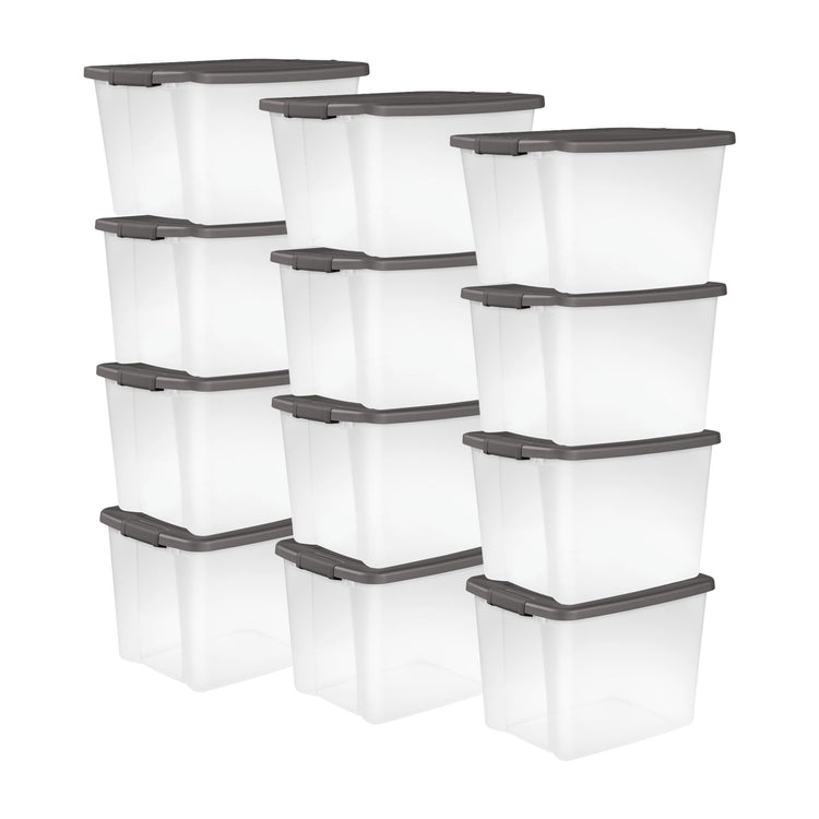 12 Pack 50 Quart ShelfTotes (12 Count)