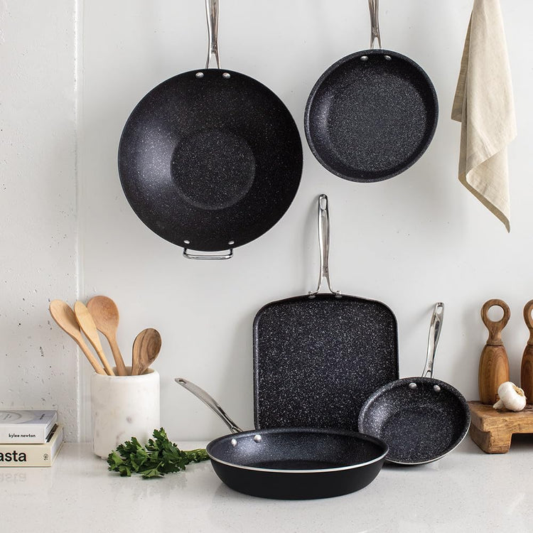 Basalt Aluminized Steel Spun Wok