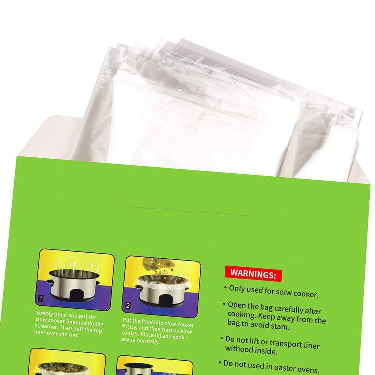 40 Count Disposable Slow Cooker Liners and Cooking Bags