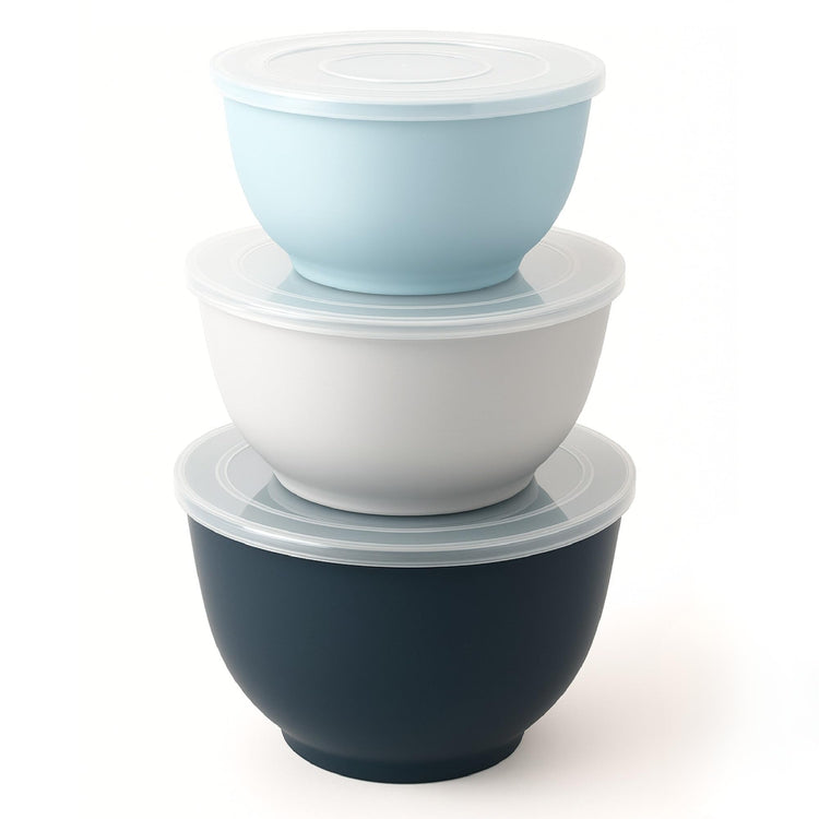 Melamine Mixing Bowl Set with Lids