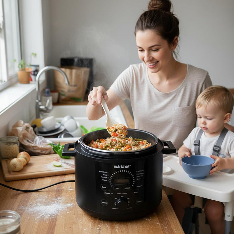 Electric Pressure Cooker 6 Quart Capacity