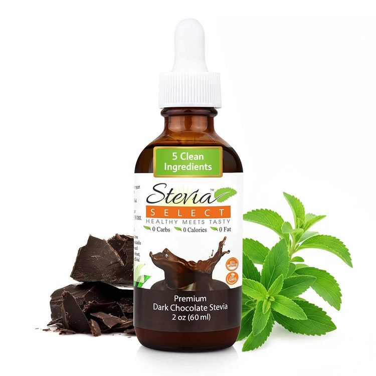 Dark Chocolate Pure Flavored Liquid Stevia (2 Fl Oz)