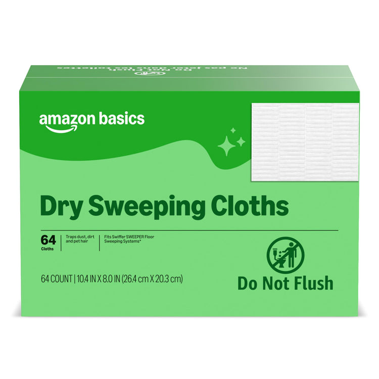 Dry Sweeping Cloths for Floor Cleaning (64 Count)
