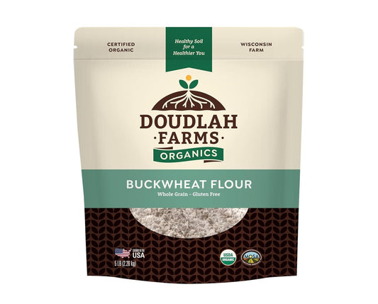 Organic Buckwheat Flour 5 lb (80 Ounce)