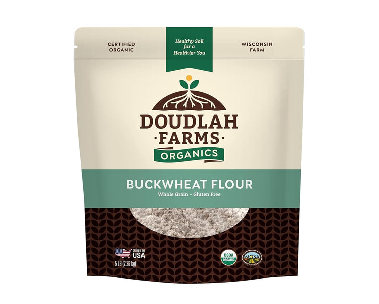 Organic Buckwheat Flour 5 lb (80 Ounce)