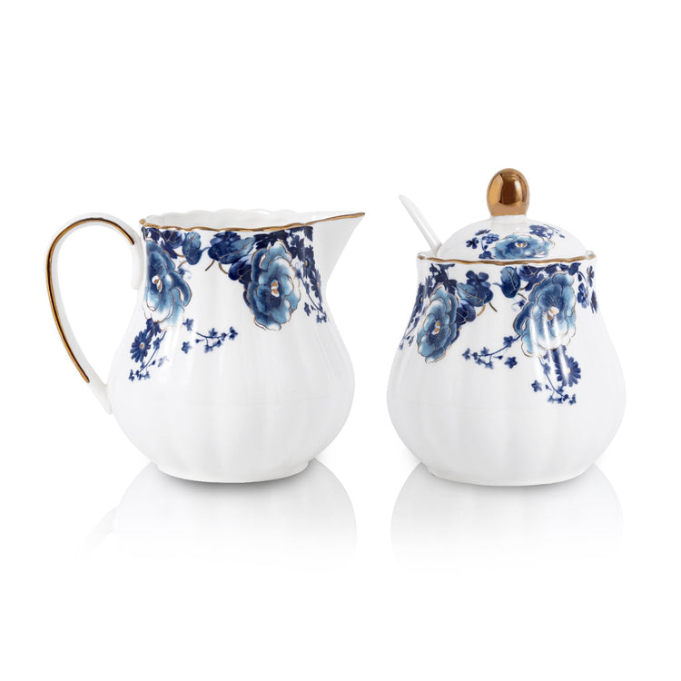 Ceramic Sugar and Creamer Set