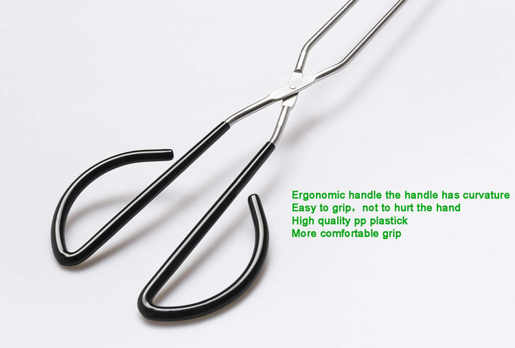 2Pcs 16 Inch Extra Long Stainless Steel Kitchen Scissor Tongs